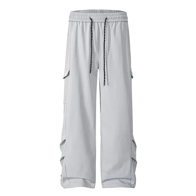 欧路得 山系户外工装男秋季美式褶皱徒步登山运动伞兵裤子休闲裤 男款