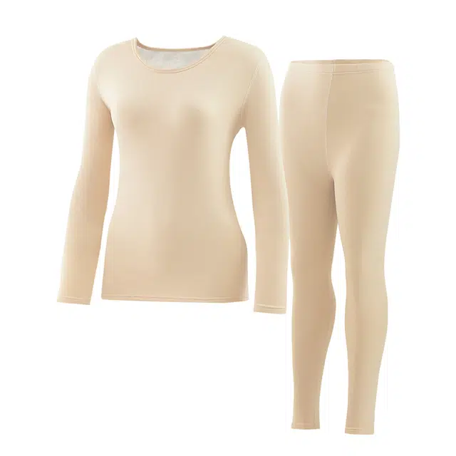 英莱仕 秋冬山羊绒发热腈纶柔软舒适轻盈防寒保暖套装 女款