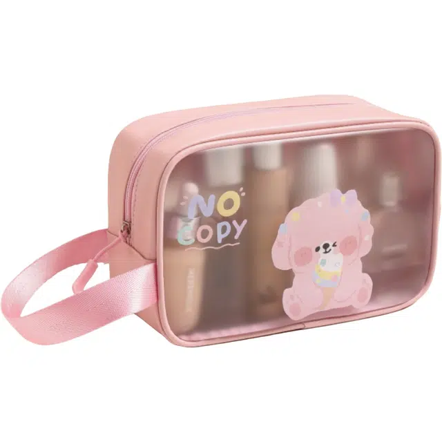 环邦卡通款侧口袋多款色系可选洗漱包 便携收纳