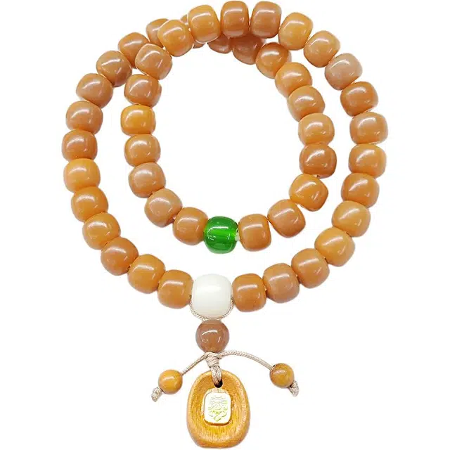 得笙陌 好运连连平安扣国潮新中式手持串 菩提根 手串 男女同款情侣款