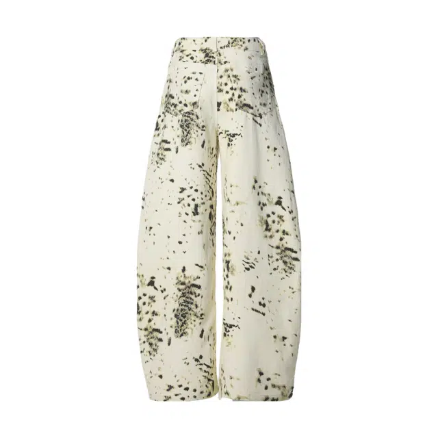 玫丝朵 简约通勤百搭阔腿休闲牛仔裤 女款