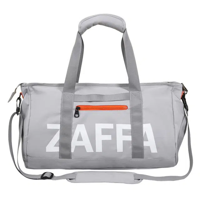 茵初 大容量短途干湿分离运动健身包行李袋手提包 尼龙 旅行包 男女同款情侣款 黑色/灰色