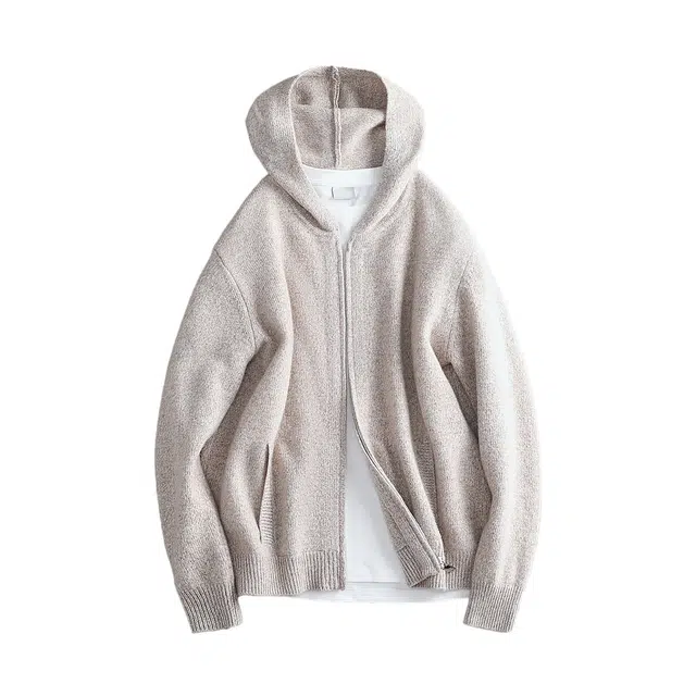 空城计 日系极简轻奢连帽针织衫 男女同款