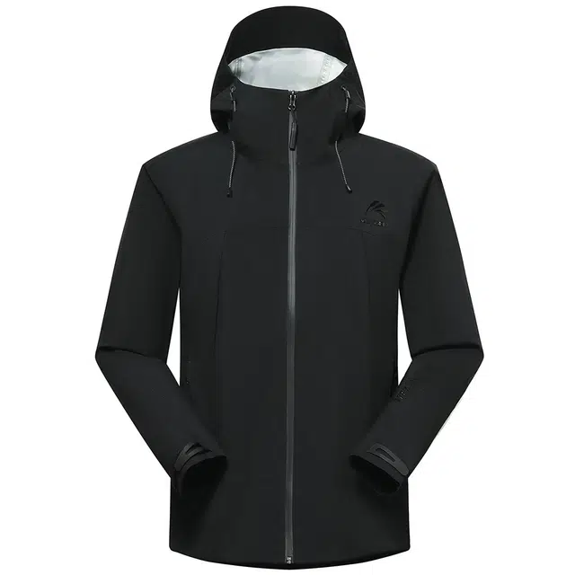 鸭鸭  冰壳系列 纯色户外三合一四季外套时尚百搭连帽夹克  防水防风透气耐磨保暖防雨冲锋衣 男女同款