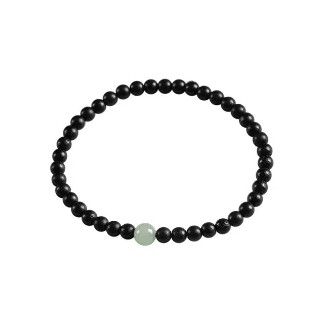 芳缘小傅 文玩佛珠 简约时尚名贵檀木高档小众 诸事顺利时来运转八方来财 #好运 黑檀 手串 男女同款情侣款