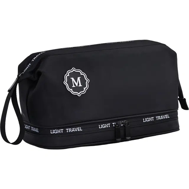 环邦底部带拉链干湿分区出行智选化妆包