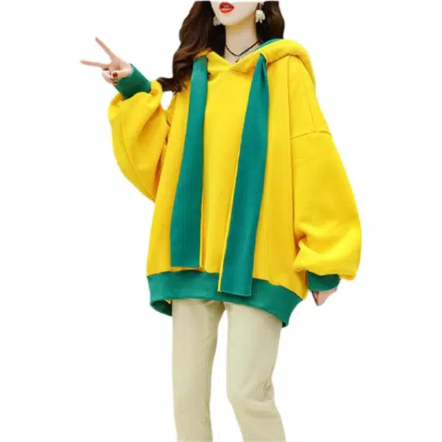 木清清 气质清新优雅百搭长袖卫衣 女款