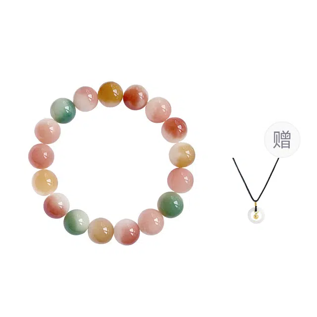 絮物 文玩圆珠绕指柔佛珠轻奢高级感国潮小众百搭盘玩万事顺遂#好运 菩提子/菩提籽 菩提类手串 男女同款情侣款