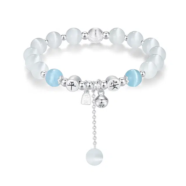 【顺遂安康】 七可 平安喜乐 招财纳福 新中式国潮 顺心如意 转运珠小众设计好寓意#好运 琉璃 手串 女款