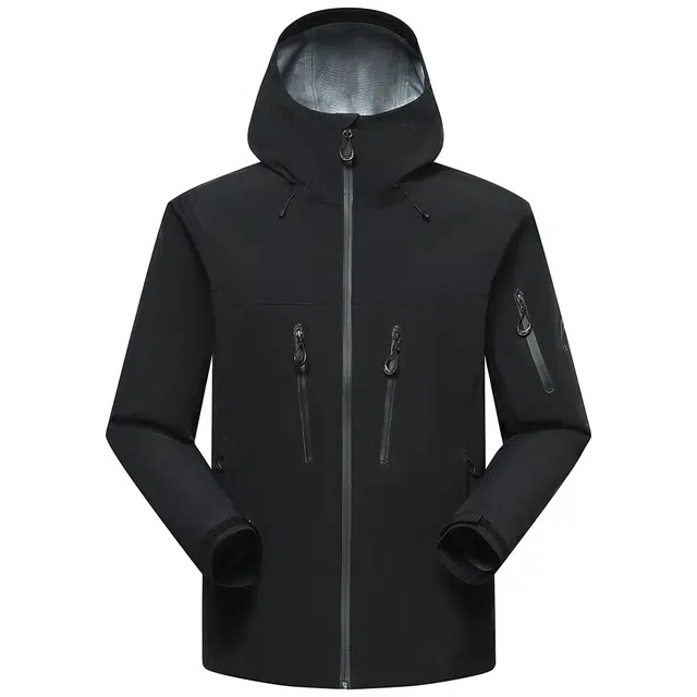 鸭鸭  冰壳系列 山系户外三合一四季软壳时尚百搭连帽运动夹克  防水防风透气耐磨防雨冲锋衣 男女同款