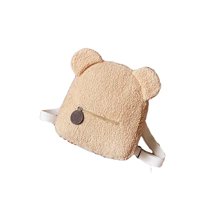 绿野客 绿野客 外贸毛绒 小熊儿童书包 流行卡通 时尚 涤纶 双肩包