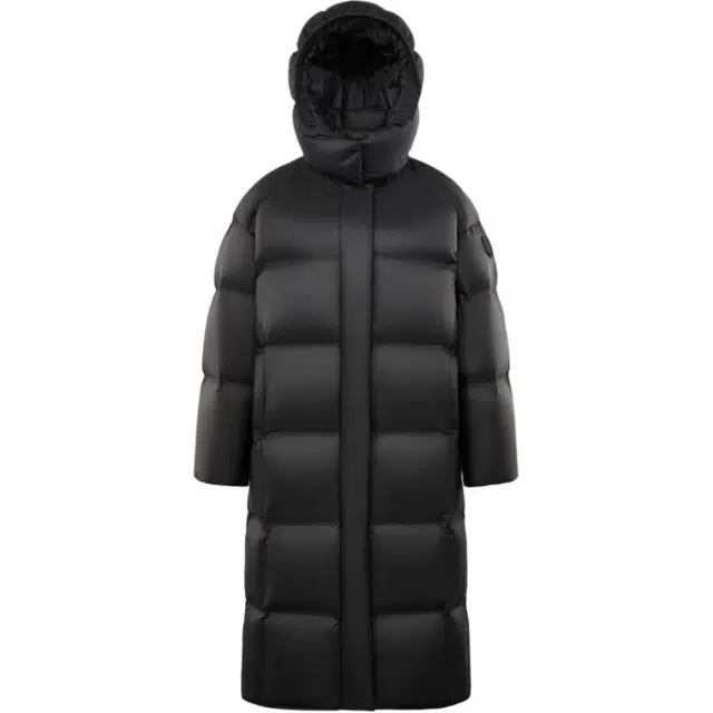 波司登 轻盈长款保暖纯色常规长袖可脱卸帽宽松极简风羽绒服 女款