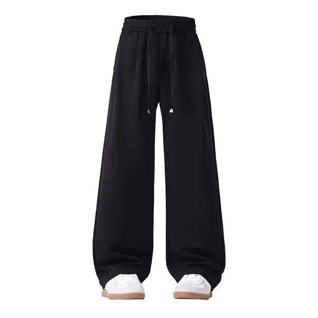 希越 重磅宽松直筒百搭通勤垂感亲肤休闲裤 男款