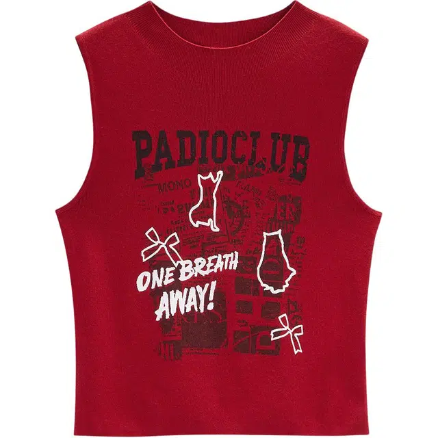 爱依服 美式潮酷个性辣妹通勤风背心 女款