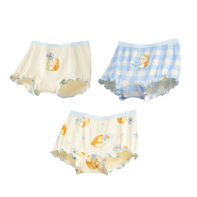 棉奇熊 中央美院合作系列 透气舒适亲肤内裤儿童款