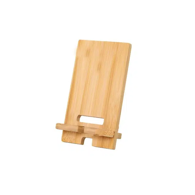 【解放双手】 缇克玺 桌面便携式支架创意简约平板支架 竹木 摆件 男女同款情侣款