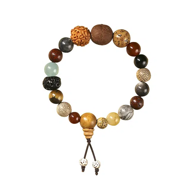 老冯记银楼 十八籽文玩#好运 星月菩提 手串 男女同款情侣款