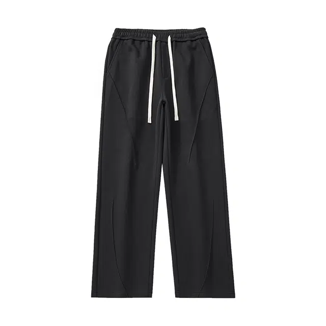 洞洞拐 美式时尚舒适潮流直筒休闲裤 男女同款