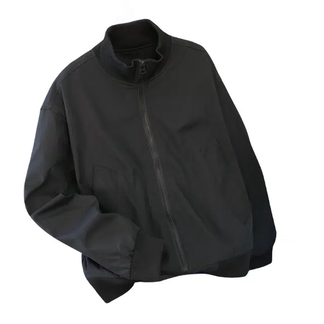 半空山 美式复古经典大口袋拉链棒球领收口螺纹袖飞行服宽松舒适休闲耐磨百搭情侣外套夹克 男女同款