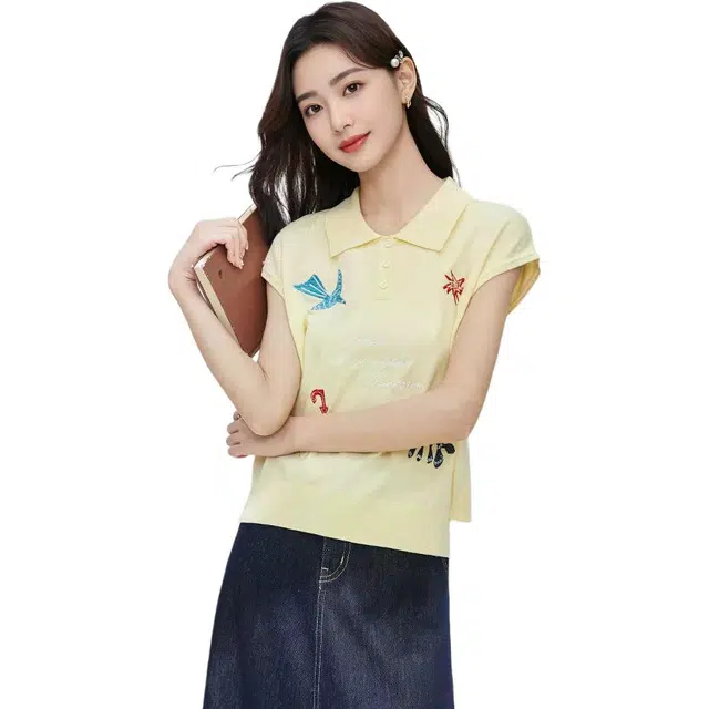 爱依服 法式时尚小众设计感通勤气质休闲风针织衫 女款