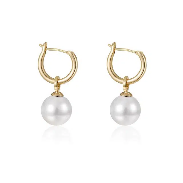 老冯记银楼 去有风地方 铜 耳环 女款