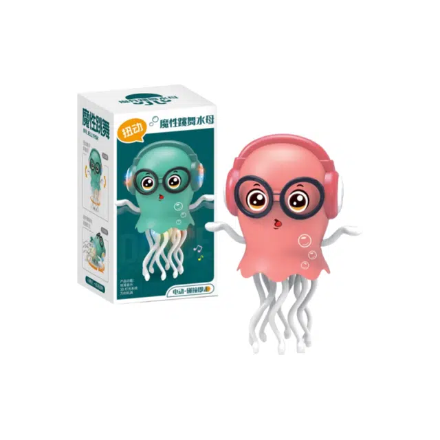 咕轹 魔性跳舞电动水母玩具 早教教具