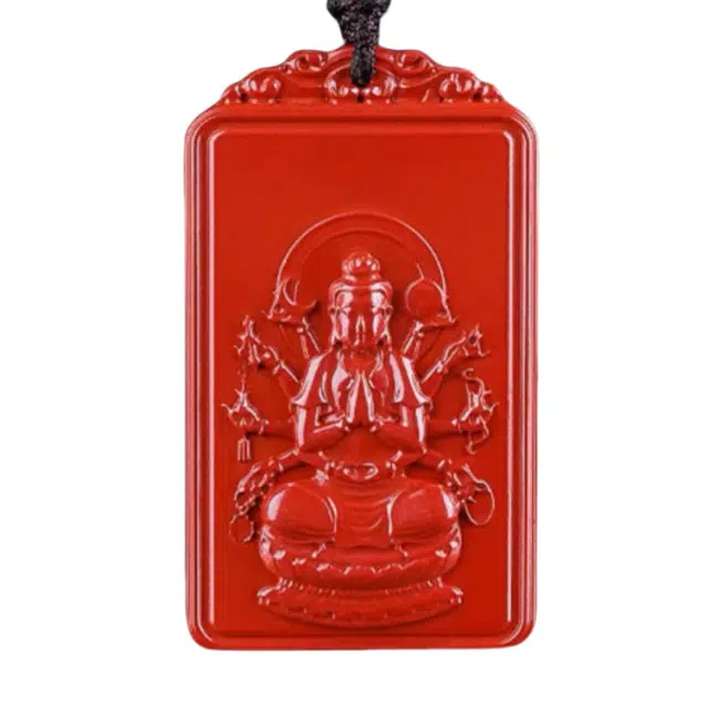 茂琼 简约时尚 十二生肖守护神 小众百搭高级感#好运 朱砂 项链 男女同款情侣款