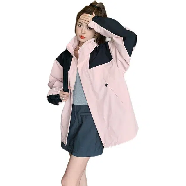 稻草人 户外风独特漂亮巨好看的休闲外套上衣夹克 女款