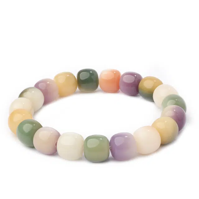 三檀小舍 多宝珠招财转运饰品配饰#好运文玩盘玩绕指柔 菩提根 手串 男女同款情侣款