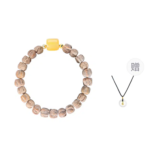 絮物 掌心禅意念珠文玩国潮新中式小众简约设计素雅白搭不撞款新宠出街神器诸事顺利#好运 柏香籽/百香籽 手串 男女同款情侣款