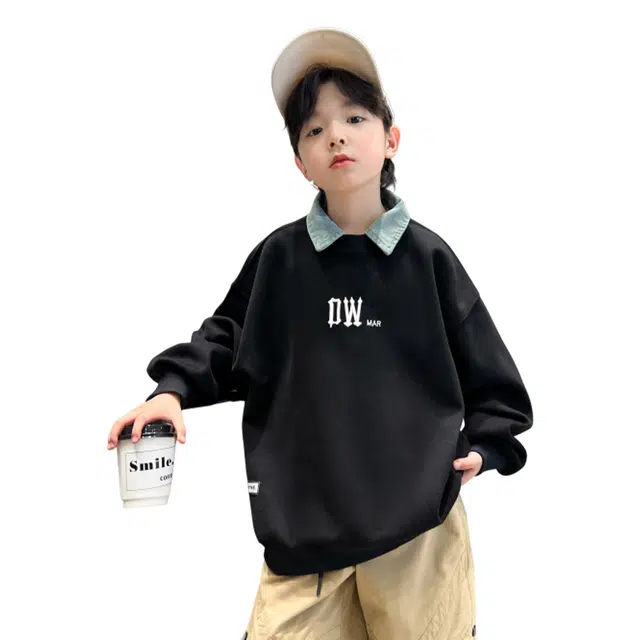 蓝彩何卫衣 舒适百搭轻盈休闲 儿童款