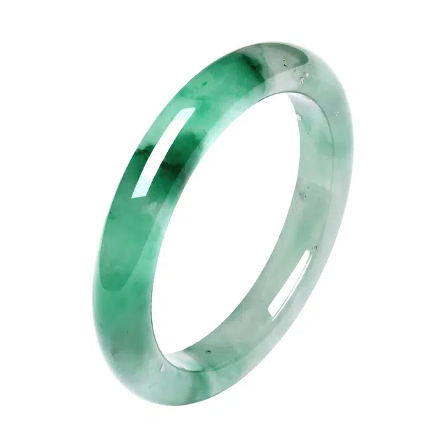 周大生 【入门款】性价比之选古典温婉新中式 大气古风精致礼盒 约会表白#好运 福气满满转运 非洲翠 手镯 女款