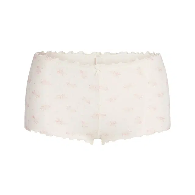 SKIMS FW25 LOGO POINTELLE LONG SLEEVE SET