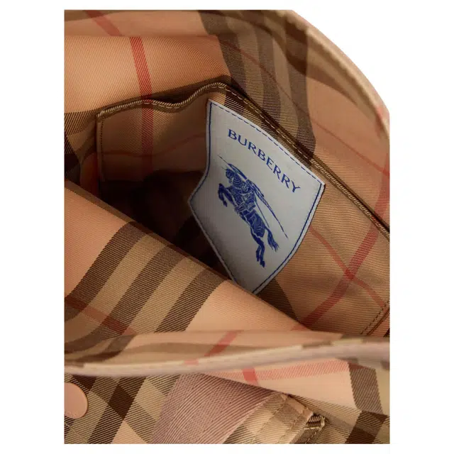 Burberry Check Print Tote Bag