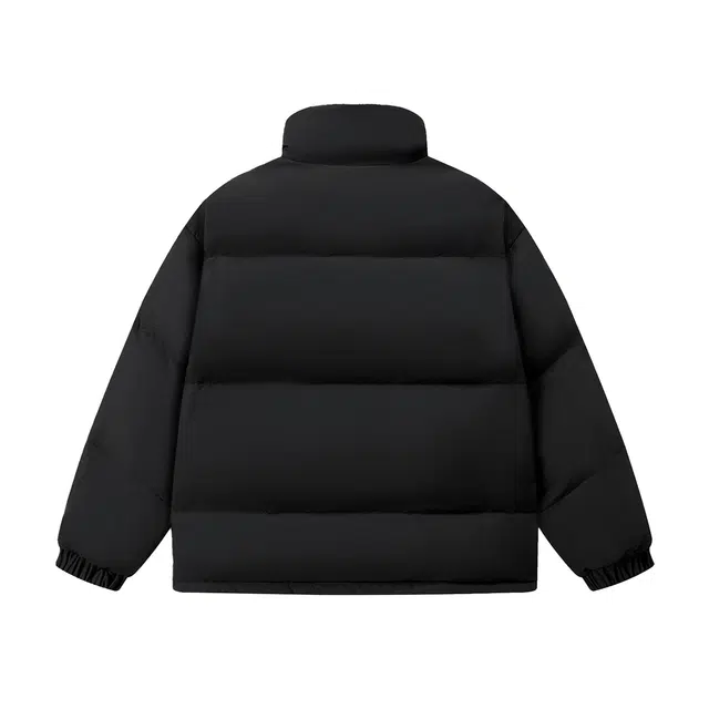 鸭鸭 经典暖冬系列 青少年冬季基础款简约字母数字印花设计感百搭休闲学生党好物防寒保暖显瘦显高拉链纽扣立领羽绒服 男女同款