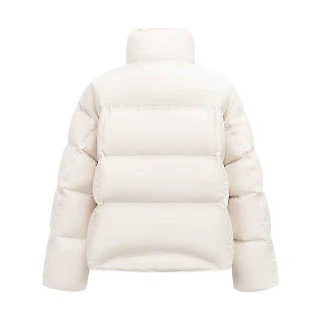 雅鹿 短款立领时尚简约云朵泡芙保暖蓄热面包服冬装外套羽绒服 女款