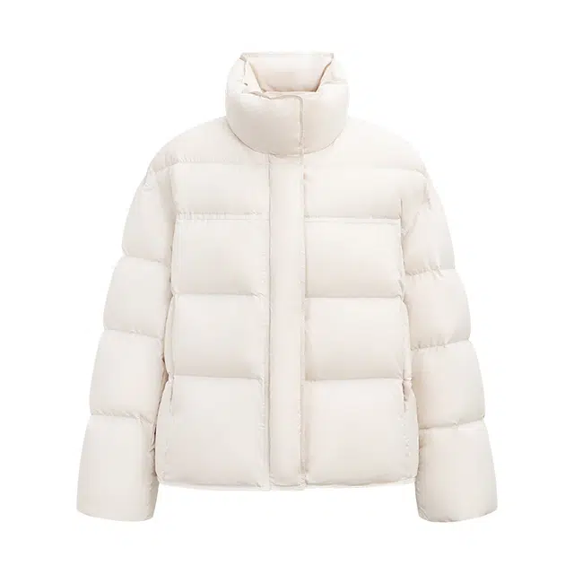 雅鹿 短款立领时尚简约云朵泡芙保暖蓄热面包服冬装外套羽绒服 女款