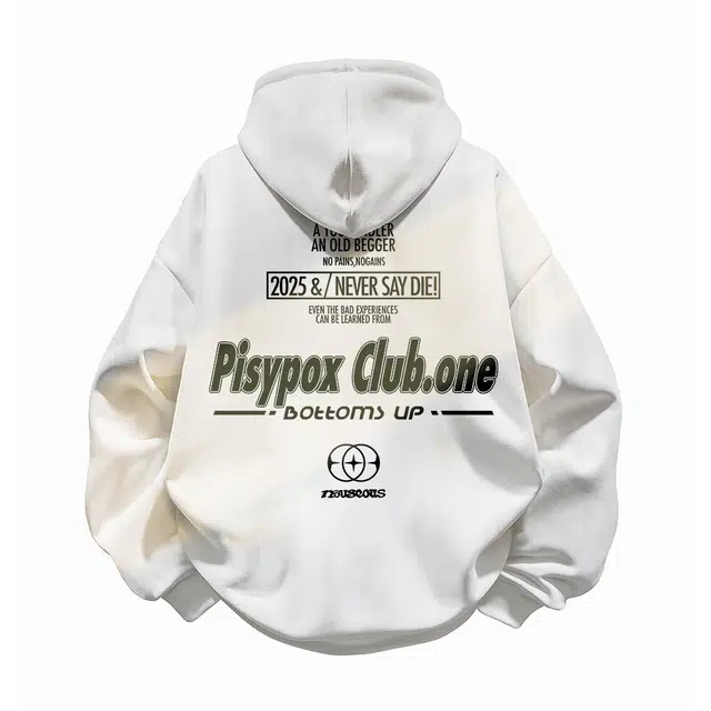 PISYPOX 360g Heavy Cotton Hoodie