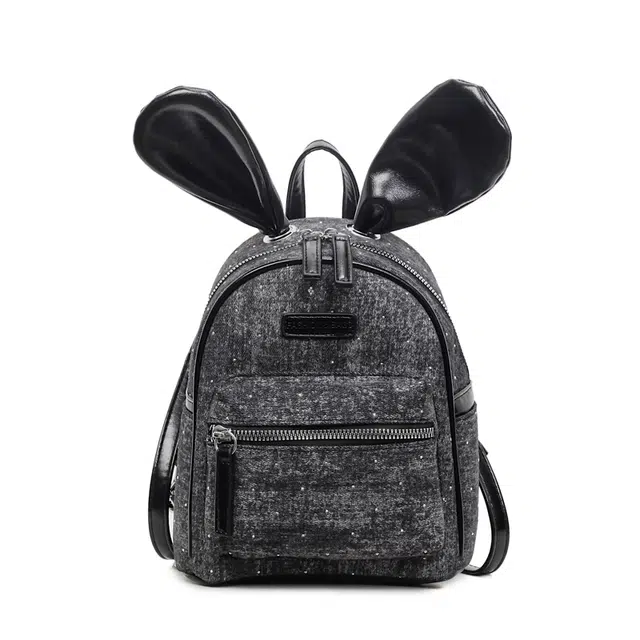 草丛喵喵喵 小众设计卡通可爱高颜值 布 双肩包 常规 女款 多色