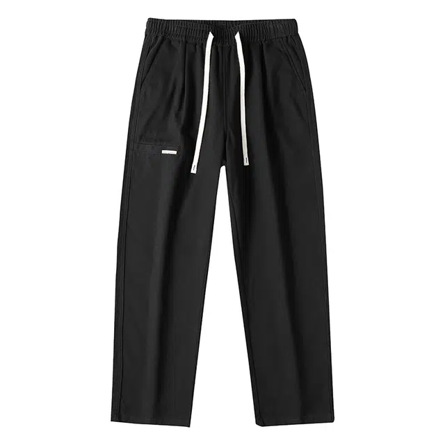 希越 日系潮牌高街松紧腰抽绳休闲裤 男款