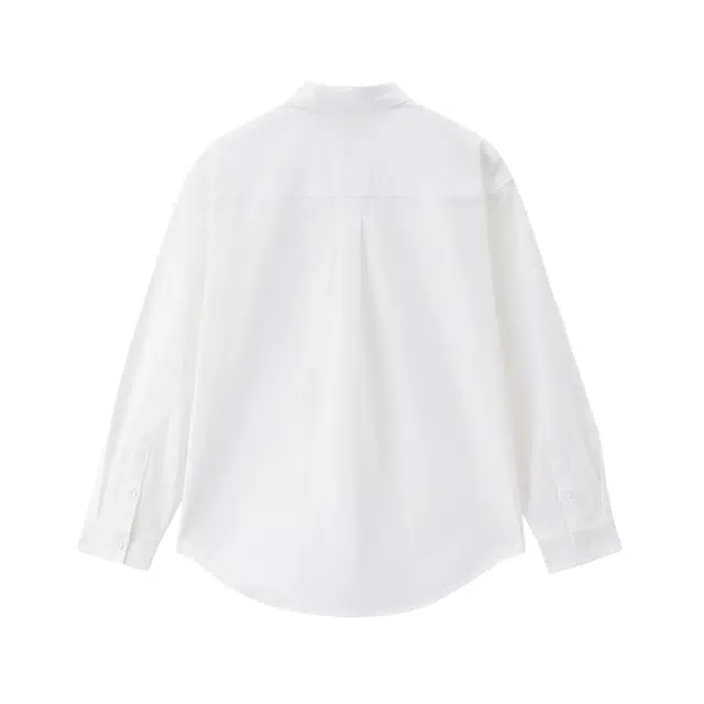 佐丹奴 纯棉工装衬衣口袋帅气宽松长袖衬衫 男款