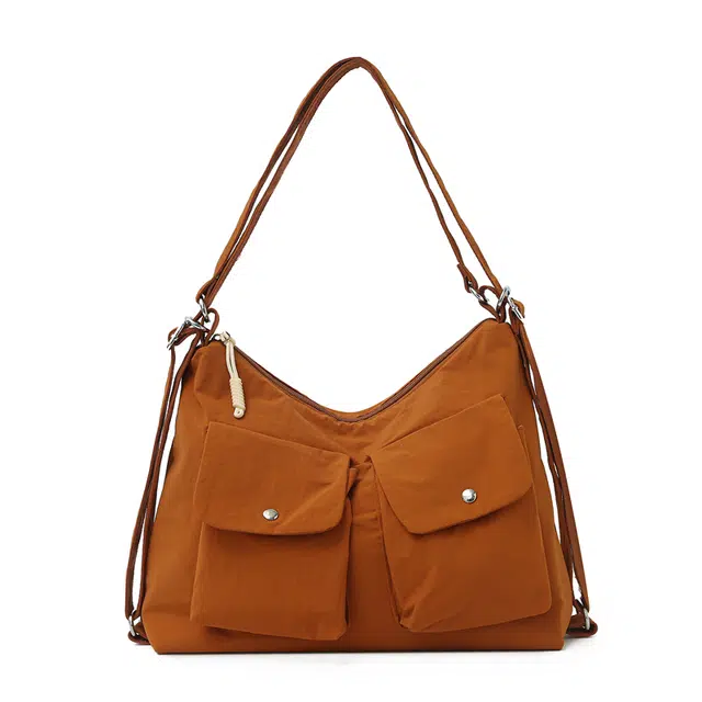 草丛喵喵喵 时尚潮流纯色百搭 帆布 双肩包 常规 女款 多色