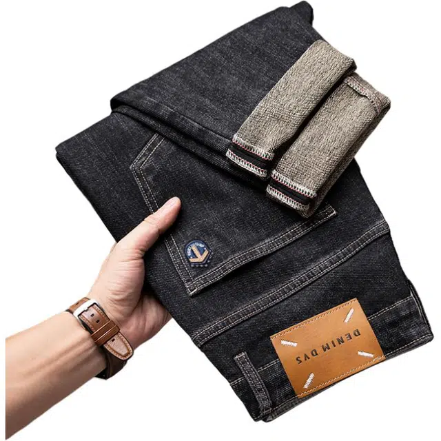 么宁 美式复古水洗修身小直筒裤潮流时尚舒适透气简约百搭个性帅气休闲牛仔裤 男女同款