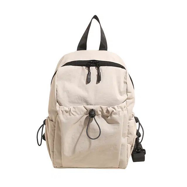 茵初 轻便防水多口袋中性风通勤旅行 布料 单肩包 常规 男女同款情侣款 多色