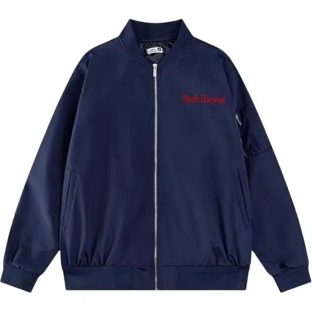 洞洞拐 复古休闲棒球服外套青少年潮牌飞行员夹克 男女同款