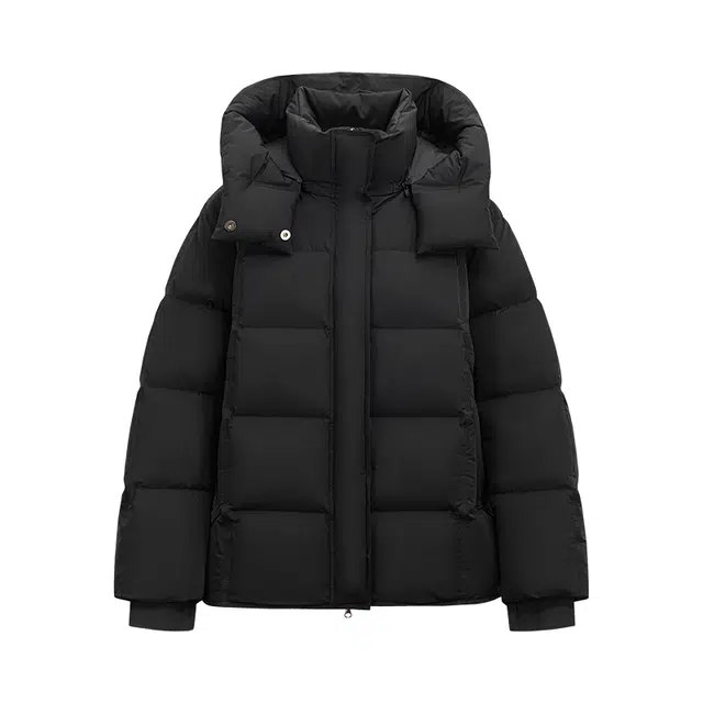 雅鹿 云朵泡芙中长款廓形加厚保暖时尚百搭外套羽绒服 女款