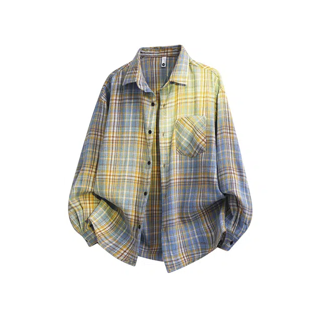 D&W Vintage Plaid Shirt Jacket