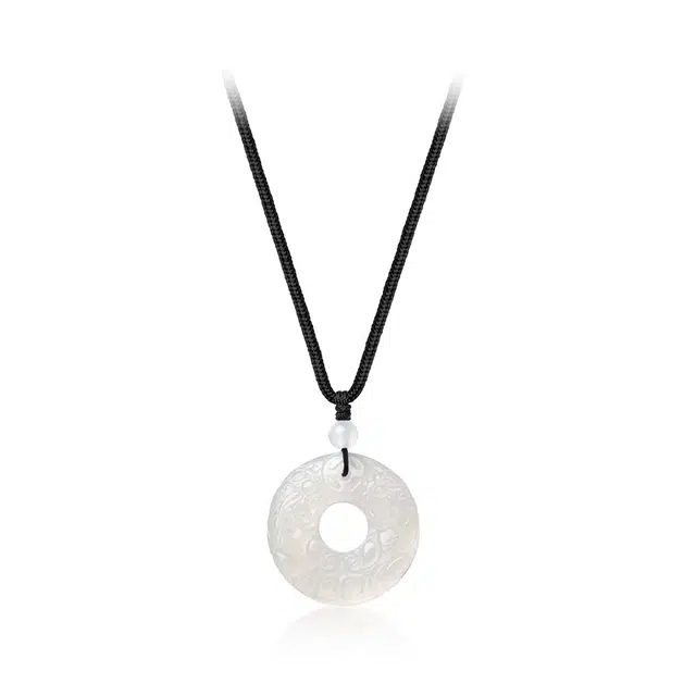 爱骊 平安扣貔貅 新中式国潮大气简约 平安顺遂福气满满 小众高级转运珠日常百搭#好运 玛瑙 项链 男女同款情侣款