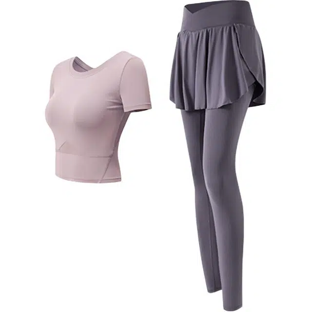 百思绒  高级感舞蹈训练休闲舒适时尚  健身套装  女款