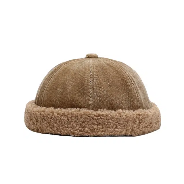 氧气樱桃 保暖时尚氛围感 灯芯绒 帽子 男女同款情侣款